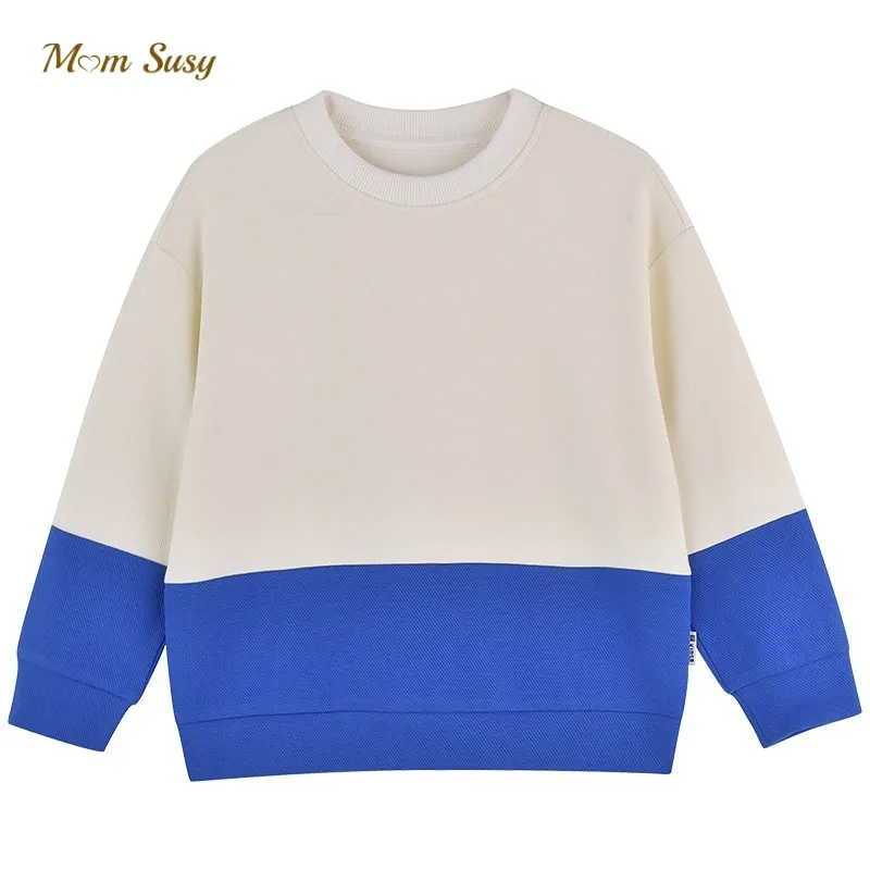 

Family Matching Cotton Hoodie Patchwork Sweatshirt Spring Autumn Mom Dad Daughter Son Outfit Casual Adult Baby Clothes Fashion