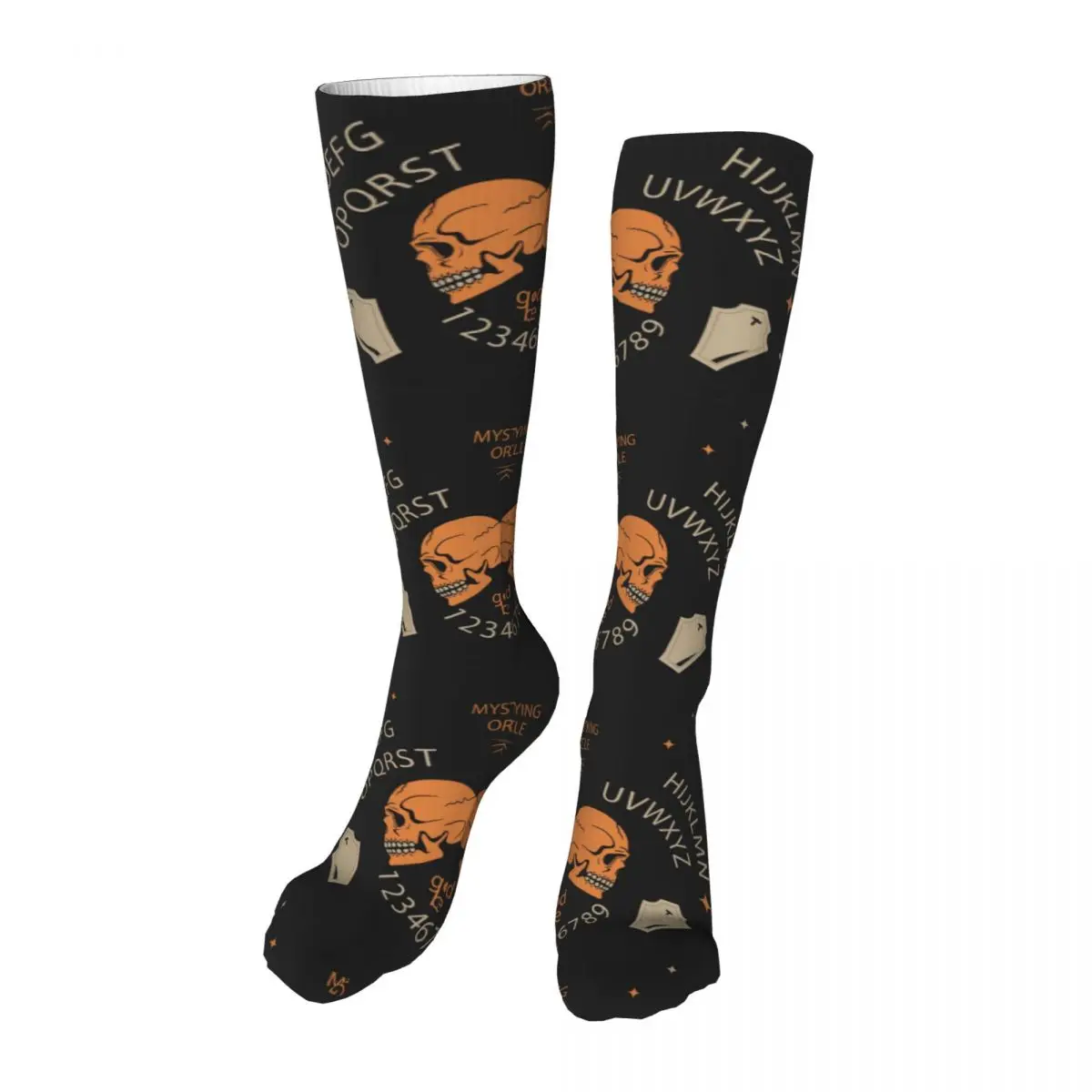 

Cycling Compression Stockings Ouija Board Skull Flying Swelling Sports Socks Men Women Hiking Running Socks
