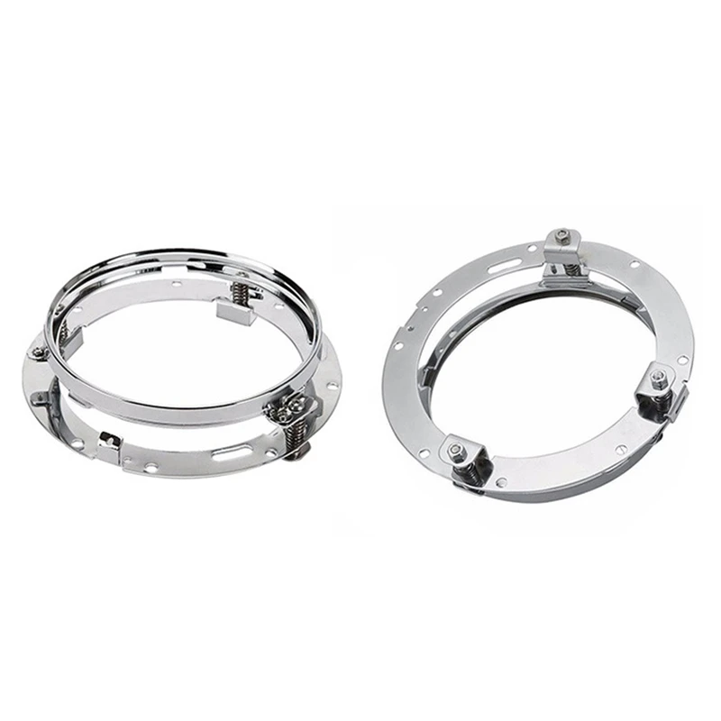 

2Pcs Mounting Bracket For 7Inch LED Headlight Round Ring Headlight Mount Lamp Holder Brackets For Jeep Wrangler