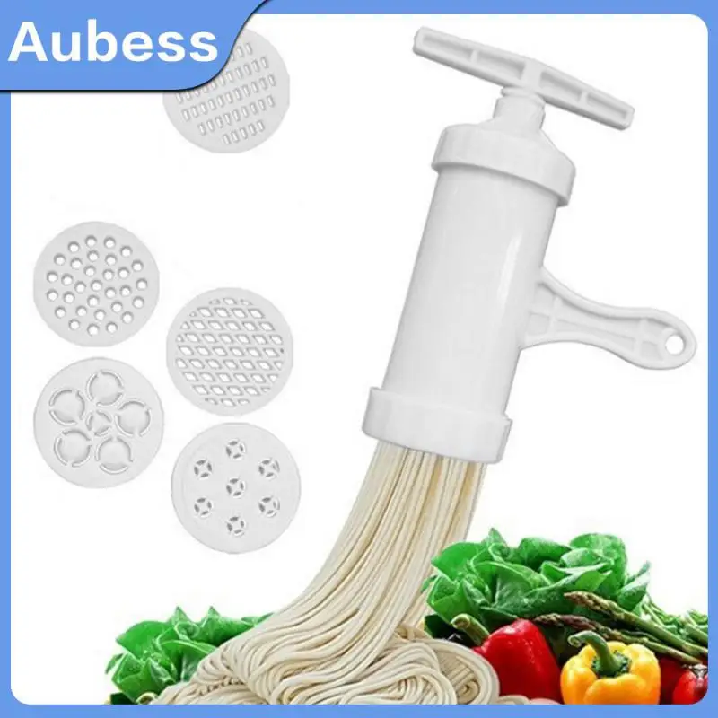 

New Arrival 1 PC Hand Handleiding Noodle Maker Pasta 'S Making Machine Plastic Druk Spaetzle Maker Noodle Press Pasta Machines