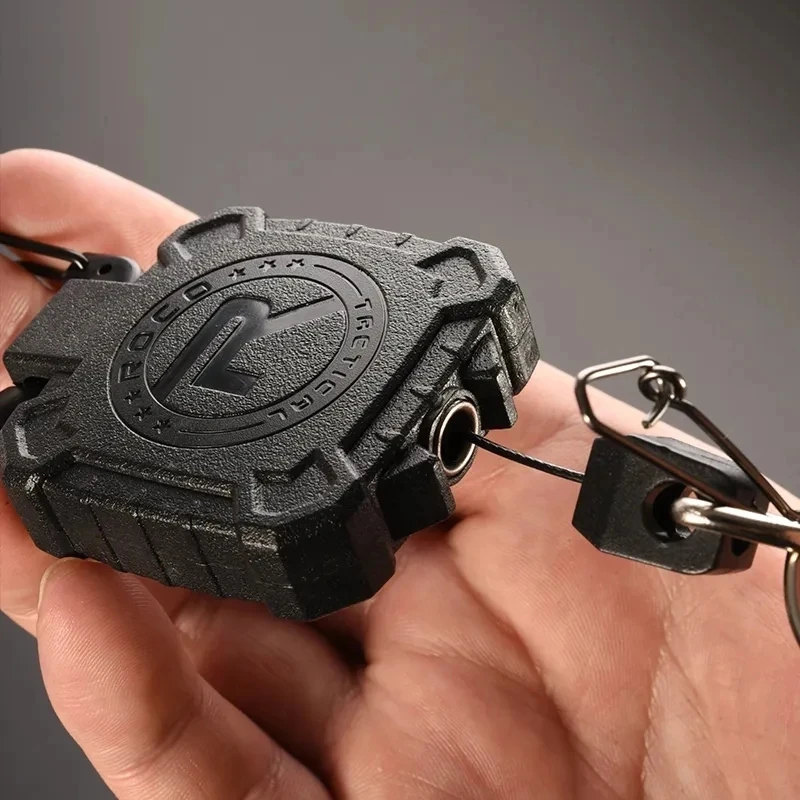 Новый H64 телескопический брелок для ключей с защитой от кражи высокопрочный ключ