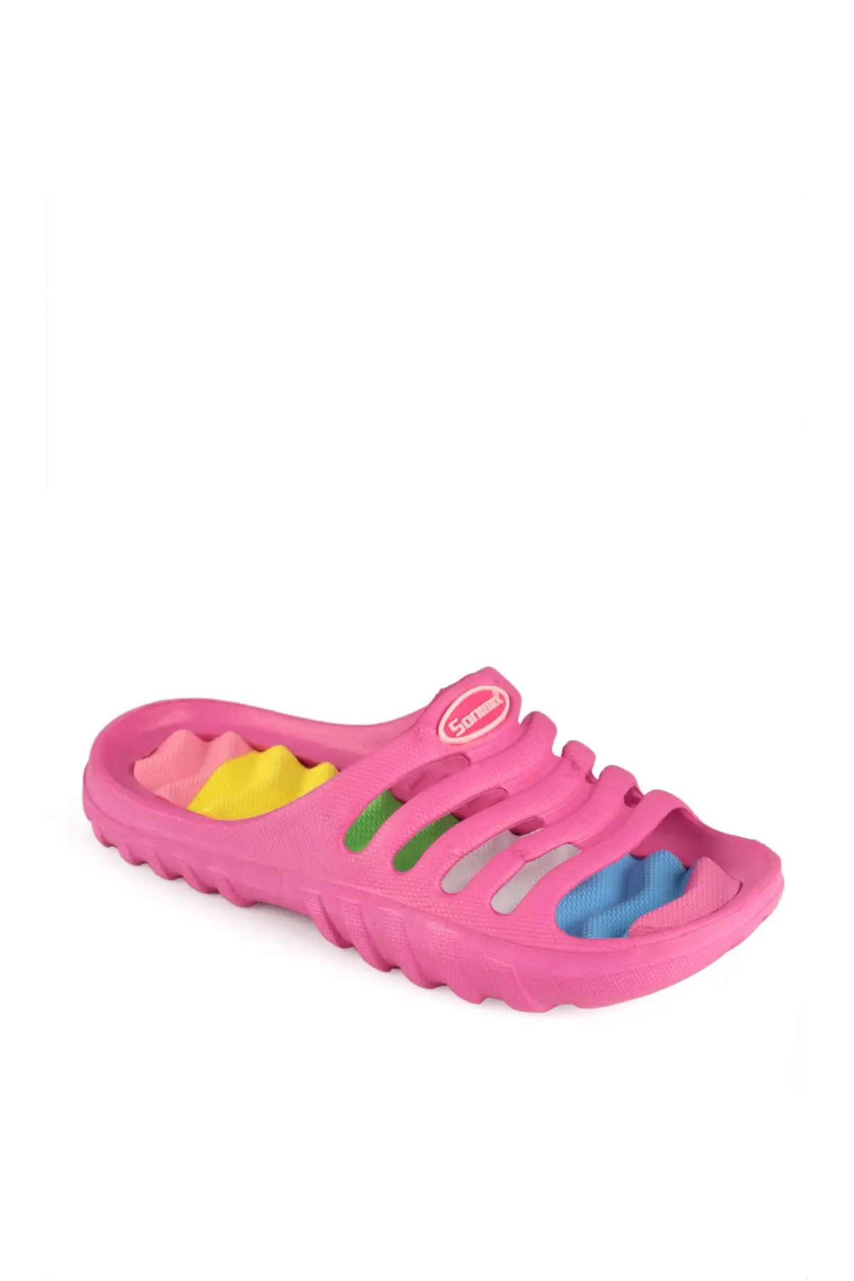 

Hot Selling Kids Fuchsia Unisex Slippers DXTRSWMNT 2021 New Arrival Boys Girls Lightweight Cute Casual Breathable Shoes