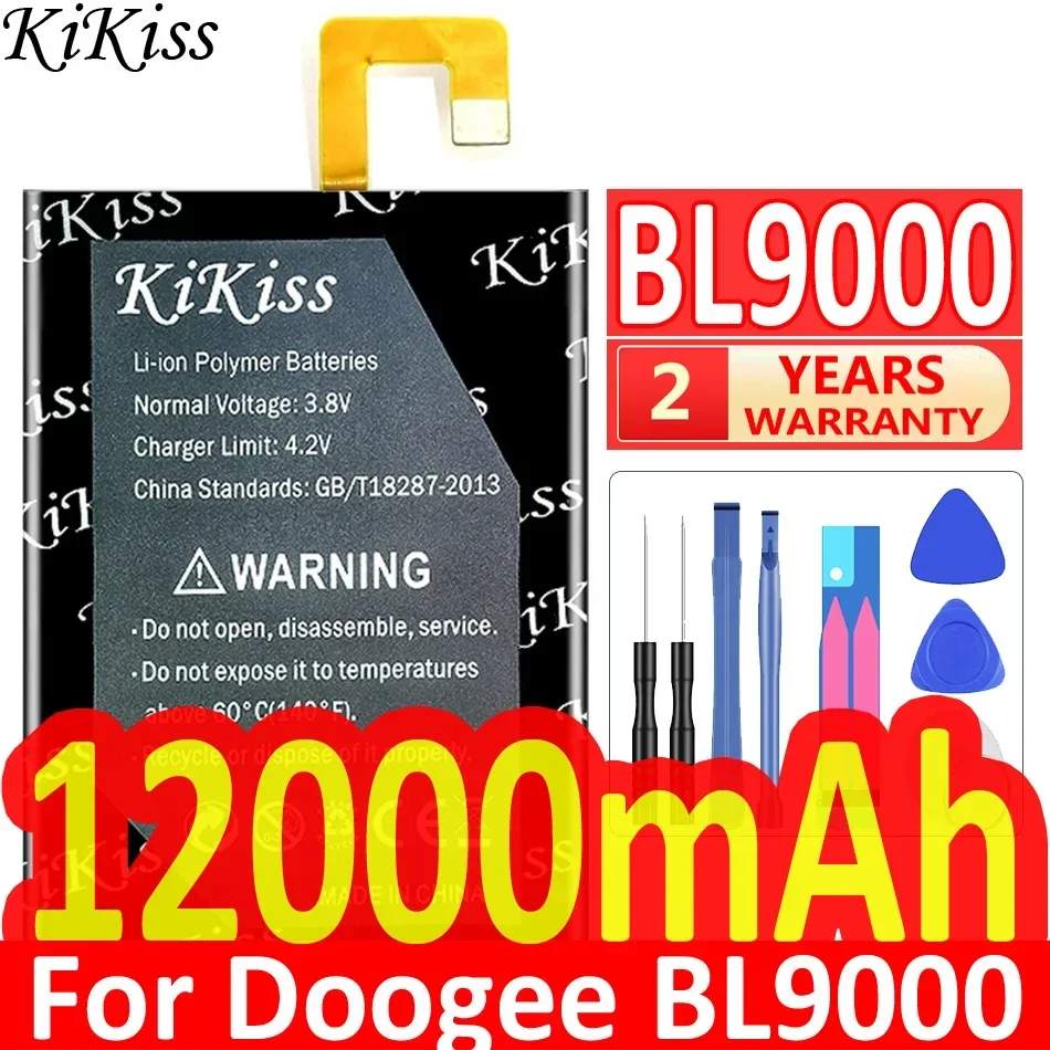 Аккумулятор KiKiss 12000 мАч BL 9000 для смартфона Doogee BL9000