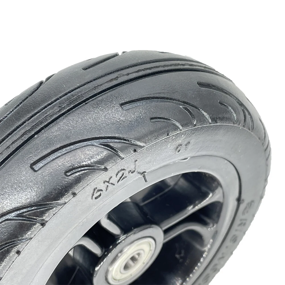 

6 Inch Solid Tire 6X2J Rubber Outer Tire And 10mm Wheel For E-Scooter Pocket Bike Wheelchair Thicken Hard Wear-resistant Tyre