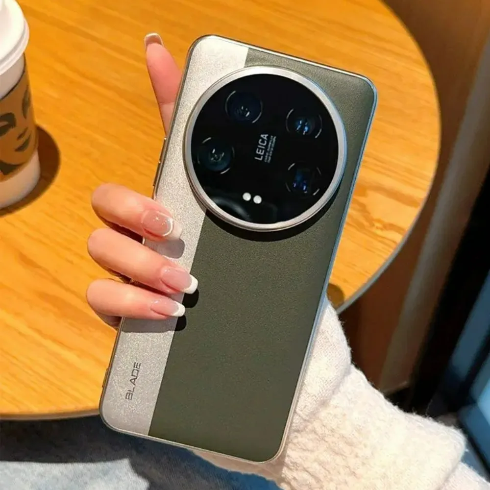 Для Xiaomi 15 Pro Ultra 14 13 ультратонкий чехол с гальваническим покрытием титановая