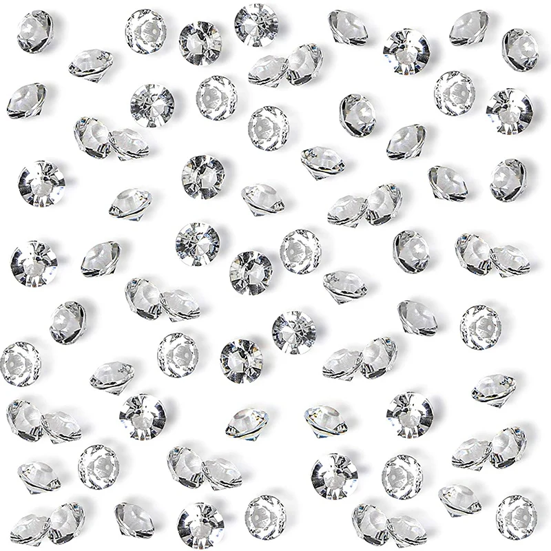 

500 г акриловый кристалл алмаз, 8 мм Свадебный Стол Конфетти ранние бусины для центрального стола Ваза Наполнитель украшения