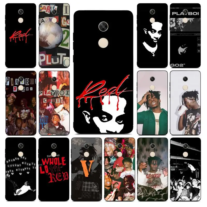 

Playboi Carti Phone Case for Redmi Note 8 7 9 4 6 pro max T X 5A 3 10 lite pro