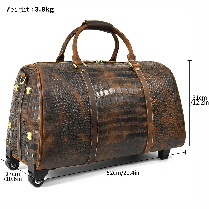 Рисунок 4 - Дорожные сумки для багажа из натуральной кожи