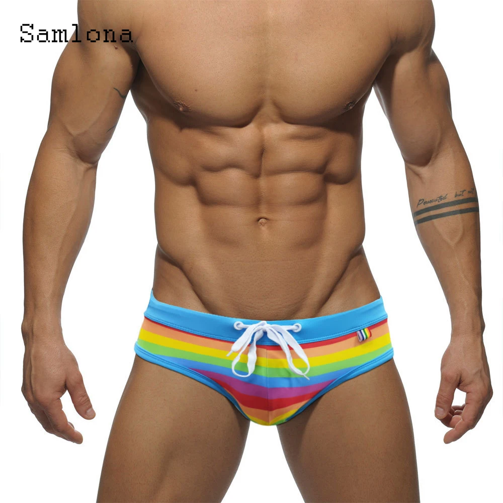 

Samlona Men Fashion Tie Dry Shorts 2022 Summer New Sexy Drawstring Underwear Plus Size Mens Casual Hot Erotic Fetish Unltrshorts