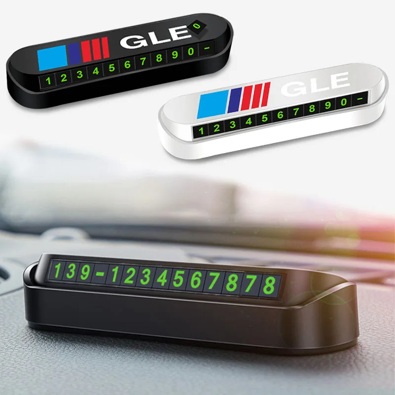 

Car Temporary Parking Card For Mercedess Benzs AMG GLE GLA CLS CLA GLK GLC A180 A200 A260 W204 W203 W212 V177 A B C E S Class