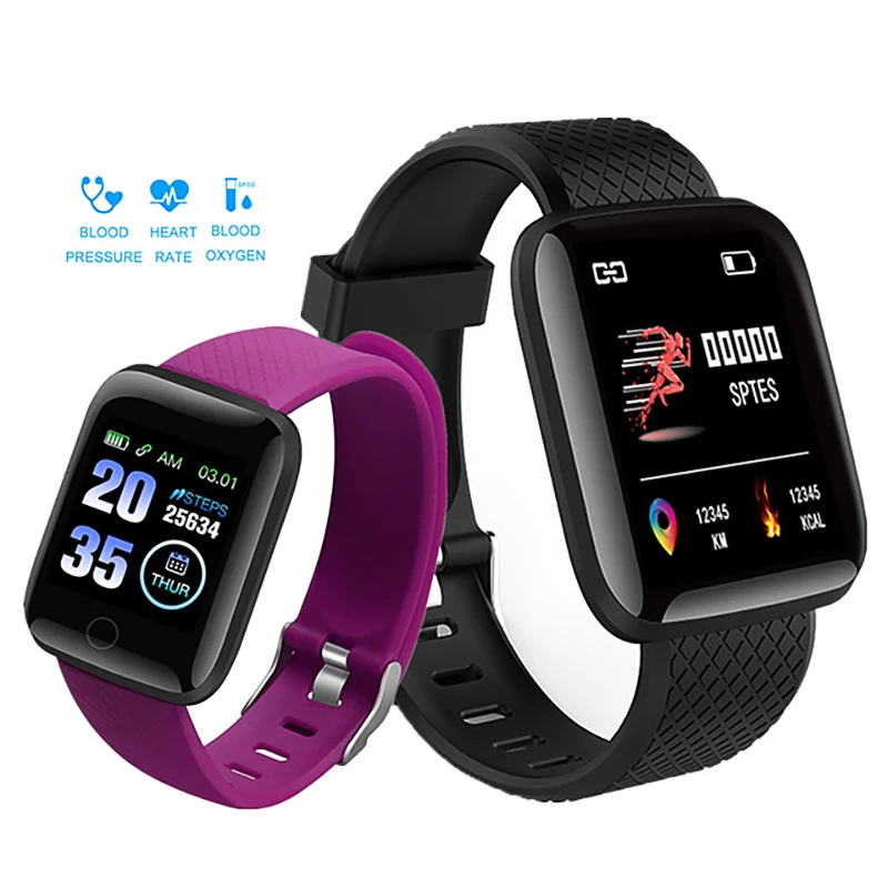 

116PLUS Smart Watch Men Women for Android IOS Phone Waterproof Heart Rate Tracker Blood Pressure Oxygen Sport Smartwatch
