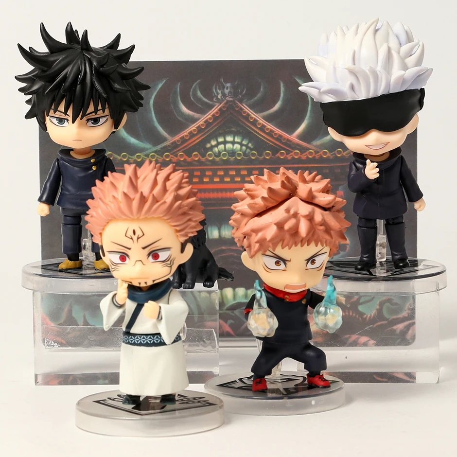 

Jujutsu Kaisen Ryomen Sukuna 1834 Itadori Yuji 1479 Fushiguro Megumi 1506 Gojo Satoru 1528 Action Figure Q Doll