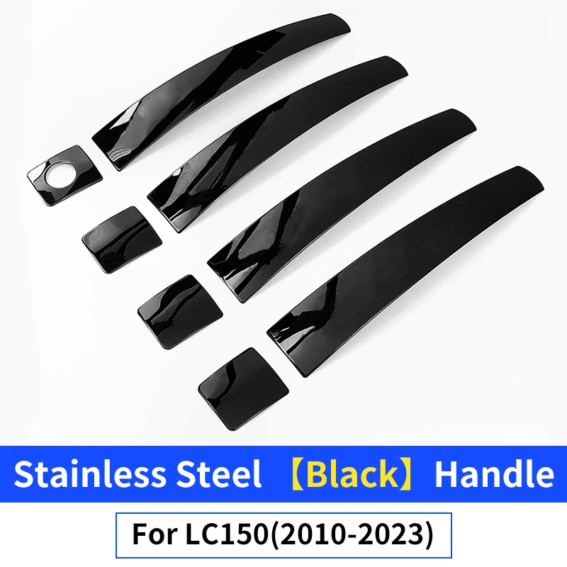 

Ручка из нержавеющей стали для Toyota Land Cruiser Prado 150 Fj150 Lc150 2010-2023, аксессуары для украшения Наружные защитные чехлы для крышек дверной ручки 2022 2021 2020 2019 2018 2017 2016 2015 2014 2013 2012 2011