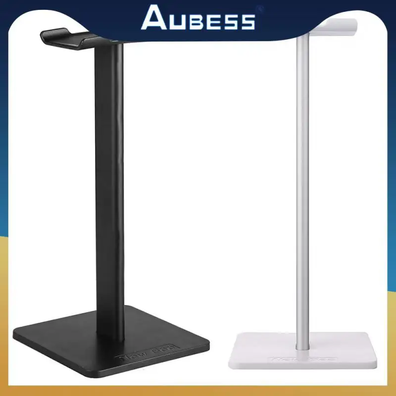 

Bar Flexible Headrest Earphone Display Rack Hanger Bracket Over Ear Pc Headsets Universal Headphones Stand Holder Aluminum Alloy