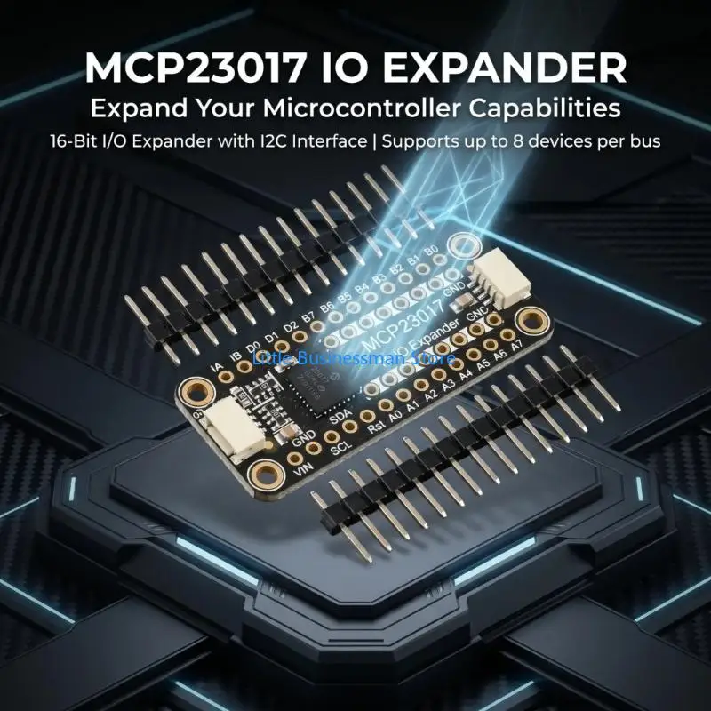 Фото MCP23017 Плата расширения I2C с контактным текстом для электромонтажных работ M76A №4