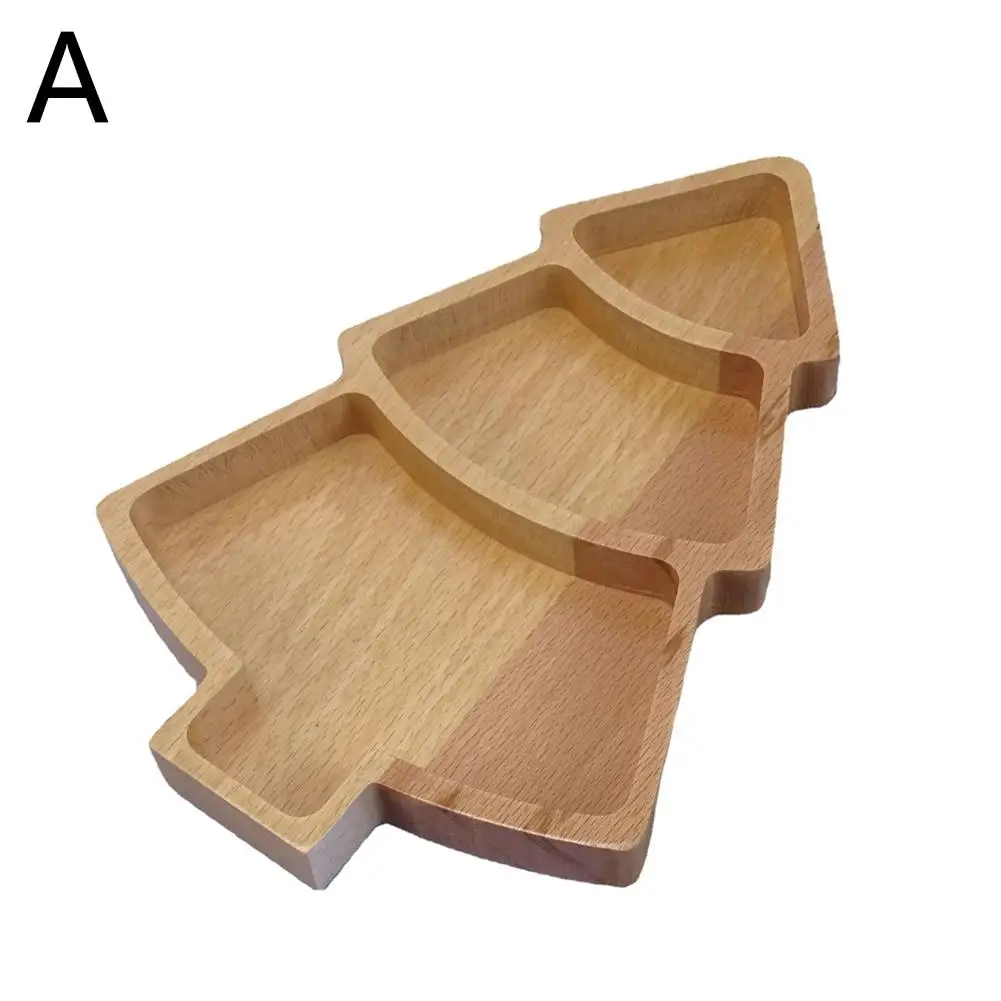 Елочная тарелка для закусок конфеты закуски сервировочное блюдо десертов поднос