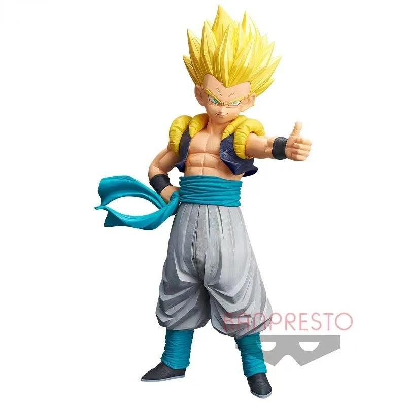 Фото В наличии: Оригинальная фигурка Bandai Dragon Ball Z Banpresto Grandista Resolution of Soldiers Gotenks, коллекционная модель, игрушка, подарок №4