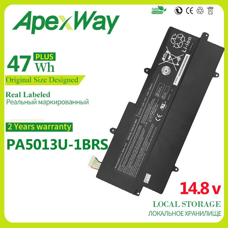 

ApexWay 14,8 V 47Wh 3080mAh PA5013U-1BRS PA5013U для ноутбука Toshiba Батарея Portege Z835 Z830 Z930 Z935 ультрабук PA5013 Новый