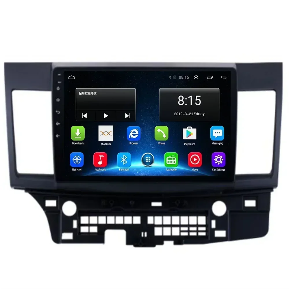 Автомобильный DVD-мультимедийный плеер Android 13.0 для MITSUBISHI LANCER 2007-2050 9X с GPS-радио