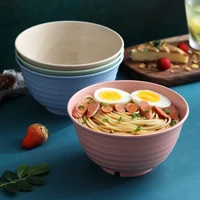 1500ml bowl wheat straw environmental protection bowl household rice salad noodle eco friendly tableware