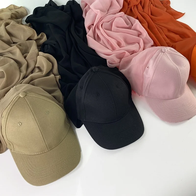 Women Hijabs Muslim Baseball Cap 