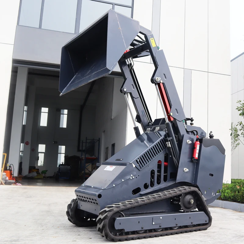 ForMini Погрузчик с бортовым поворотом Kubota Дизельный двигатель Маленькие