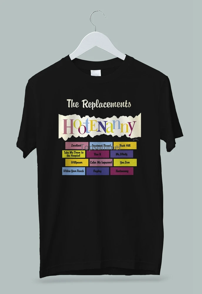 

The Replacements Alternative Punk Rock Band Hootenanny T-Shirt S-2Xl