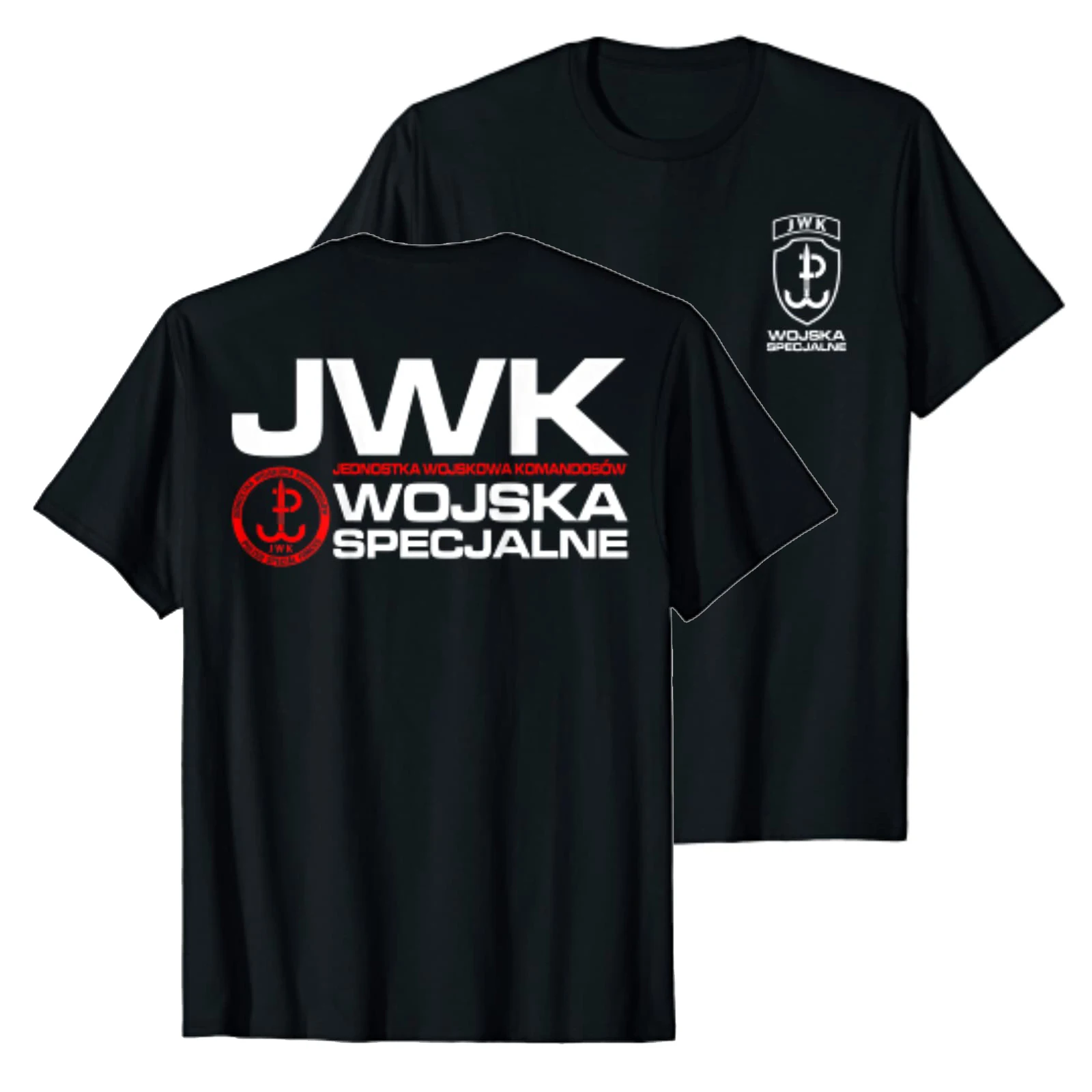 

Poland JWK Polish Commando Special Forces Group T-Shirt 100% Cotton O-Neck Summer Short Sleeve Casual Mens T-shirt Size S-3XL