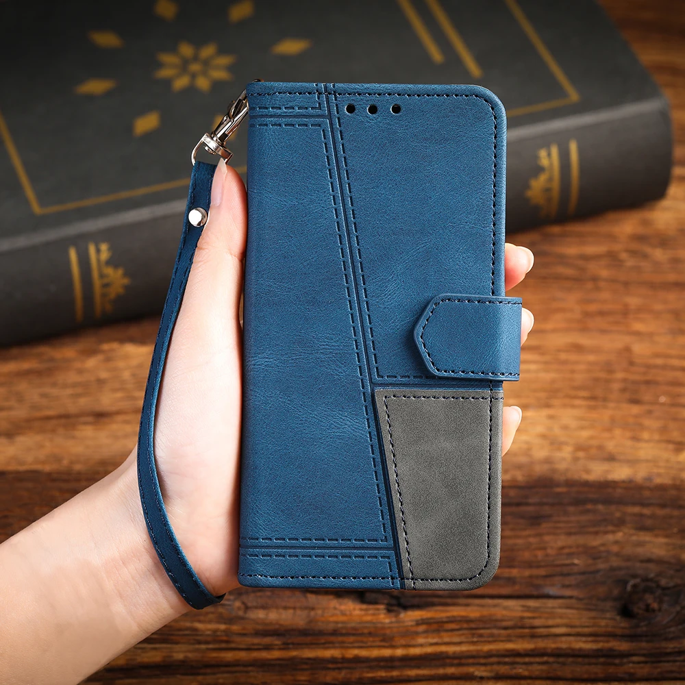 Кожаный флип-чехол для iPhone 16 Pro Max 16PRO кошелек 9 слот карт подставка магнитный