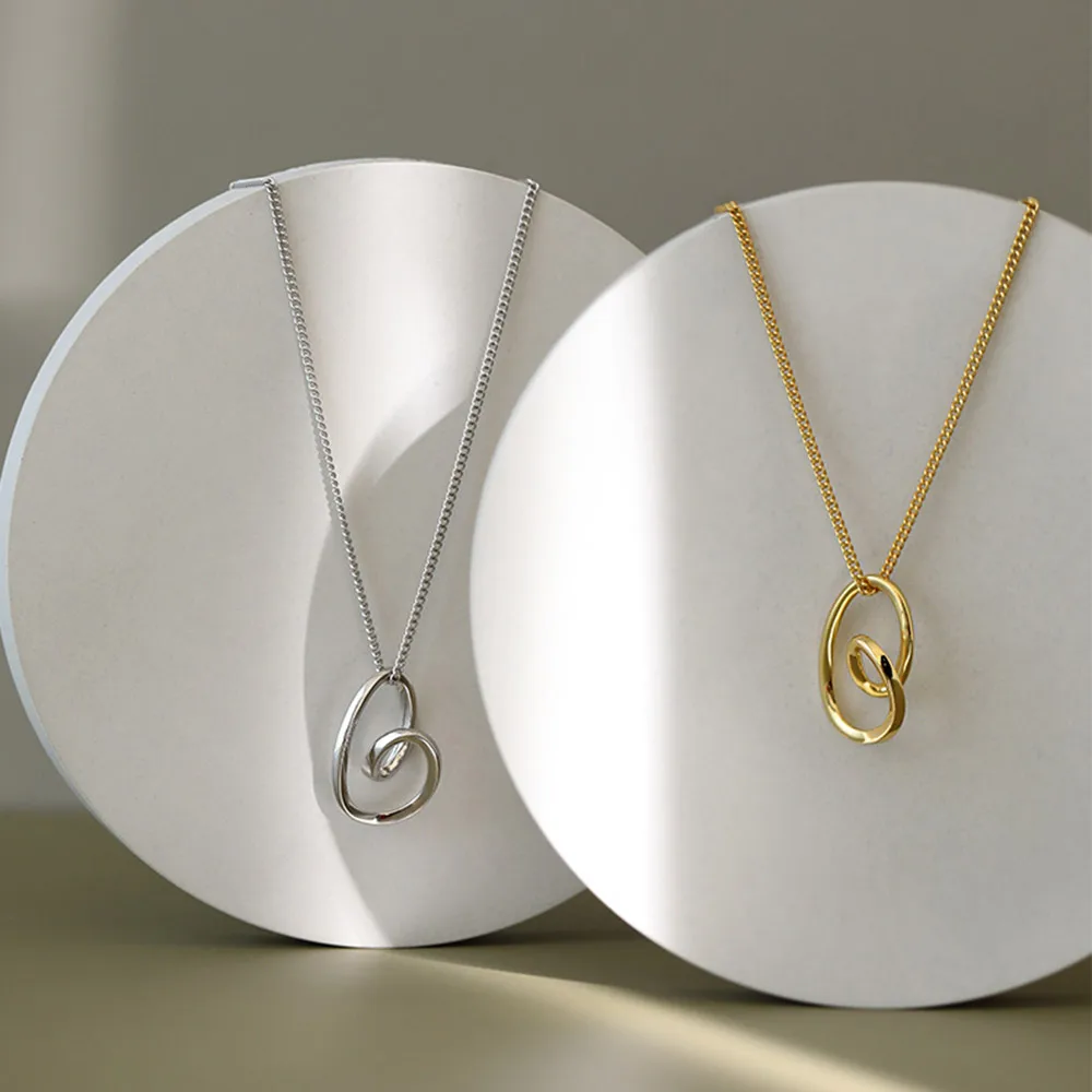 ANDYWEN новинка 100% ожерелье из стерлингового серебра 925 пробы длинная цепь толстая