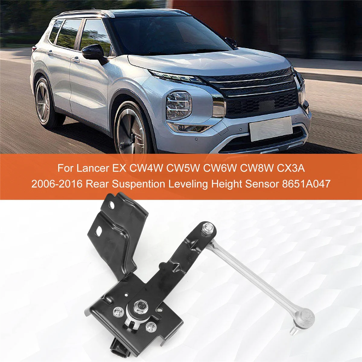 Задний датчик уровня высоты 8651A047 для Mitsubishi Outlander Lancer EX CW4W CW5W CW6W CW8W CX3A 2006-2016