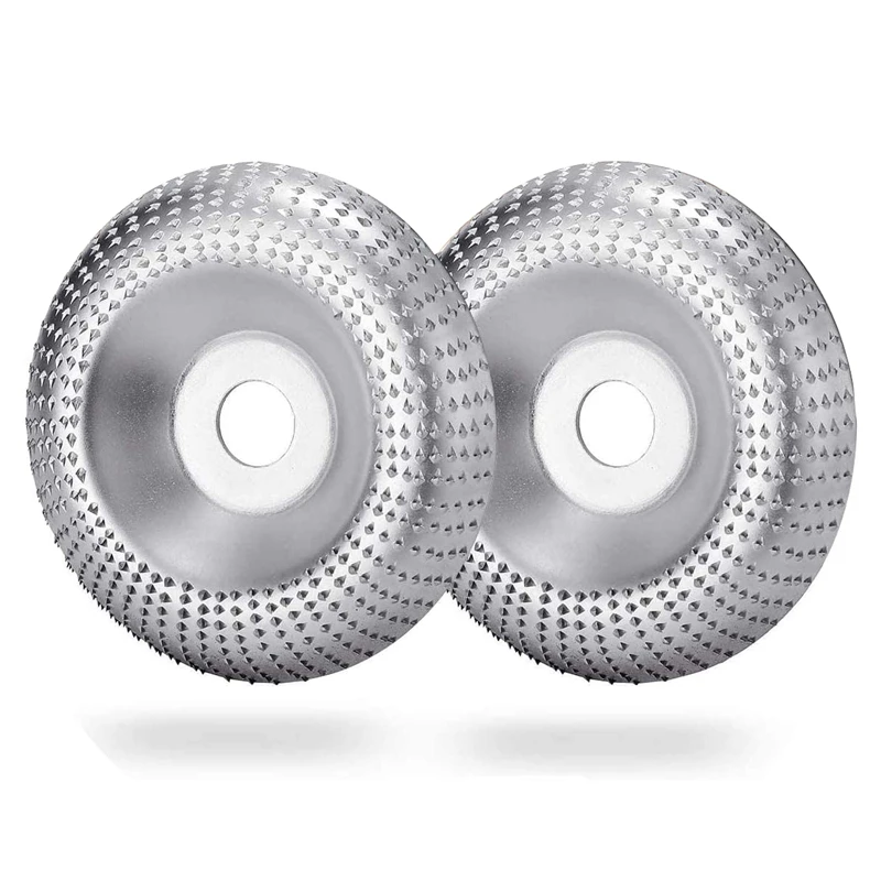 

2Pcs 100Mm Angle Grinder Disc, Grinding Wheel Sanding Carving Abrasive Tool, Woodworking Cutter Tool For Angle Grinder