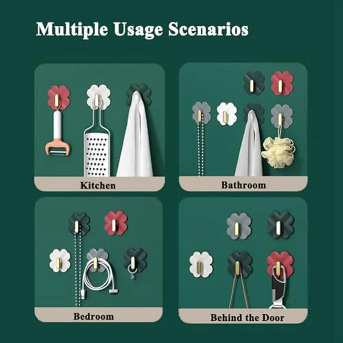 Самоклеящиеся крючки для стены не повреждающие сверхмощная вешалка сумок