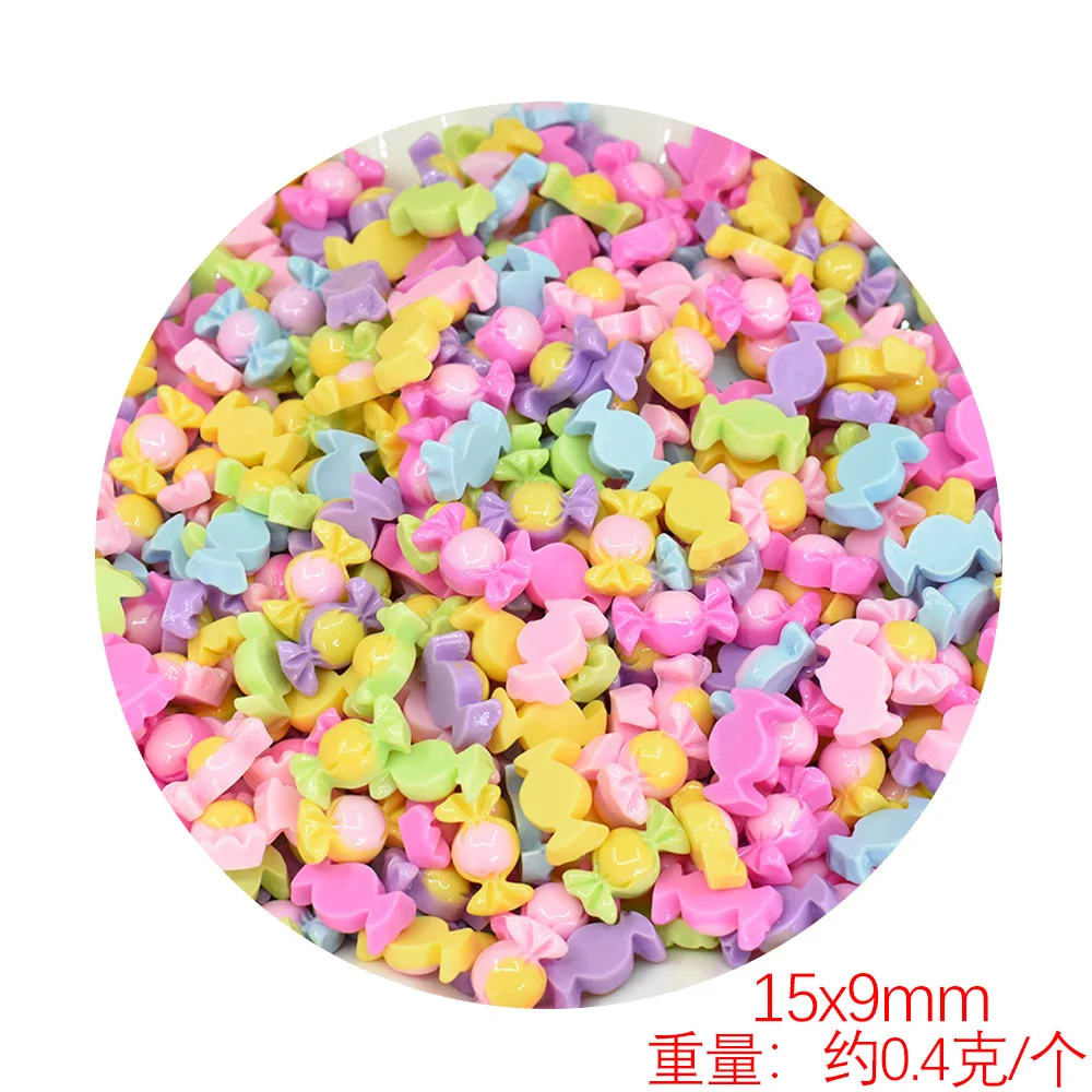 

Kawaii красочные мини-смола маленькие конфеты миниатюрные фигурки с плоской задней частью материал для скрапбукинга аксессуары «сделай сам» ремесла украшения