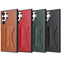 phone case for samsung galaxy s22 ultral leather shell note20 leather case s21 ultral plus card holder s10 protective back cover