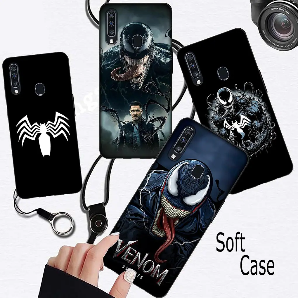 Мягкий чехол для телефона с принтом Venom Comics Marvel Xiaomi Poco C50 C55 C51 C65 X6 X3 NFC GT X4 M6 M4 M5 C40 F3 F6