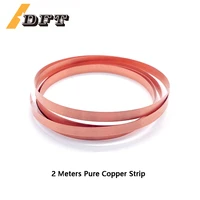 2m size 0 2mmx14mm width pure copper strip for contractors diy projects