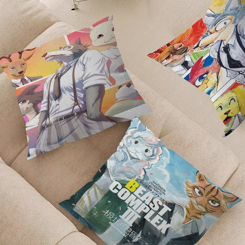 B-Beastars Maple Design Cushion Cover Happy Autumn Harvest Decor Holiday Decorati Pillow