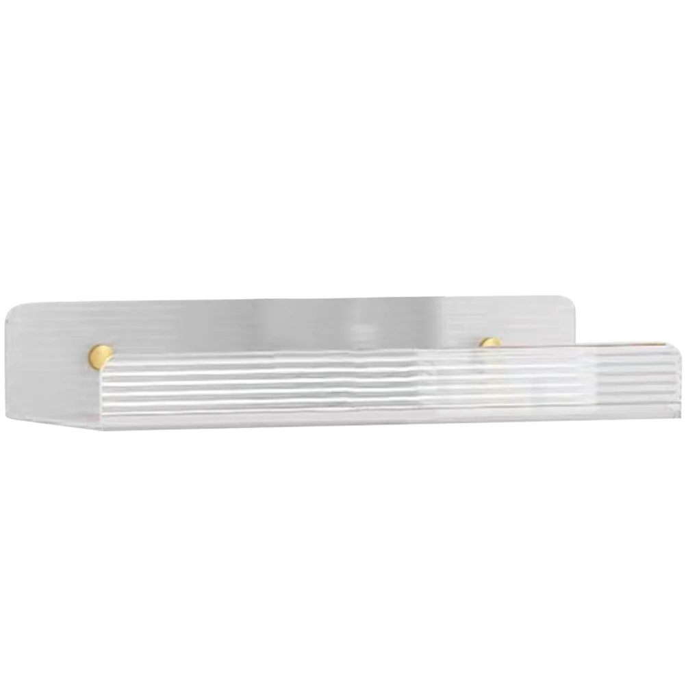 

Shelf Shelves Floating Wall Bathroom Shower Kitchen Rackcaddy Display Acrylicnursery Stand Pot Clear Flower Mounting Corner