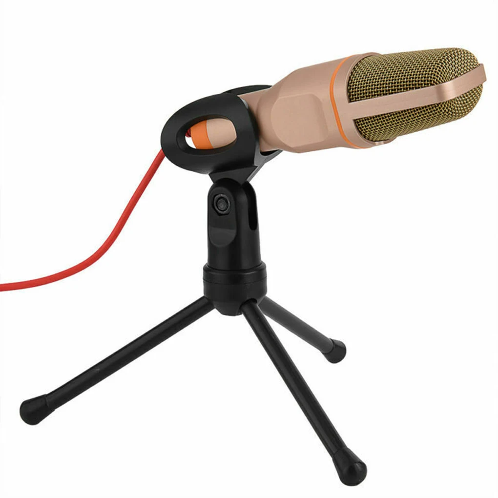 

SF-666 Condenser Sound Microphone Stand Holder PC Laptop Phones Wired Desktop Handheld Microphone