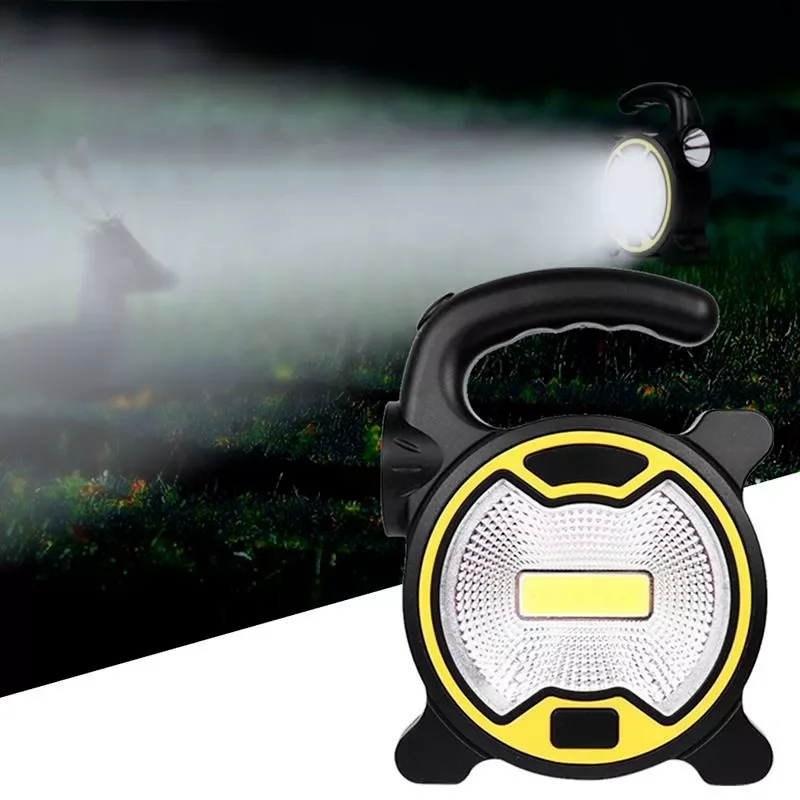 

New in COB Work Lamp LED Lantern Waterproof Emergency Spotlight Rechargeable Floodlight for Outdoor Hiking Camping Light christm