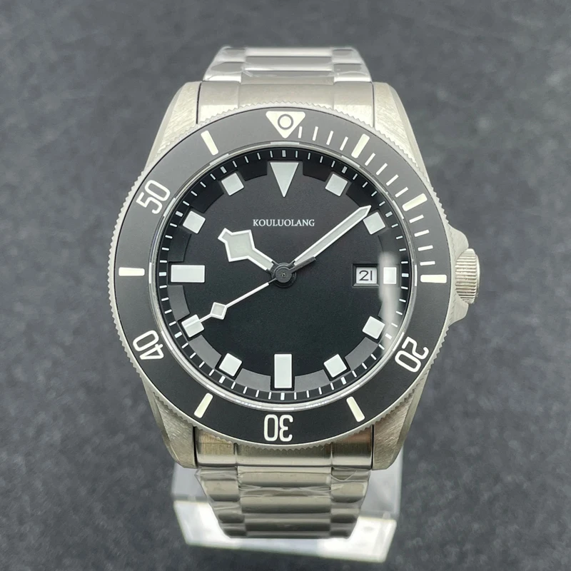 

42mm Man Mechanical Watch Automatic Watch Sapphire Glass 316 Stainless Steel Luminous Waterproof Miyota 8215 Movement Black