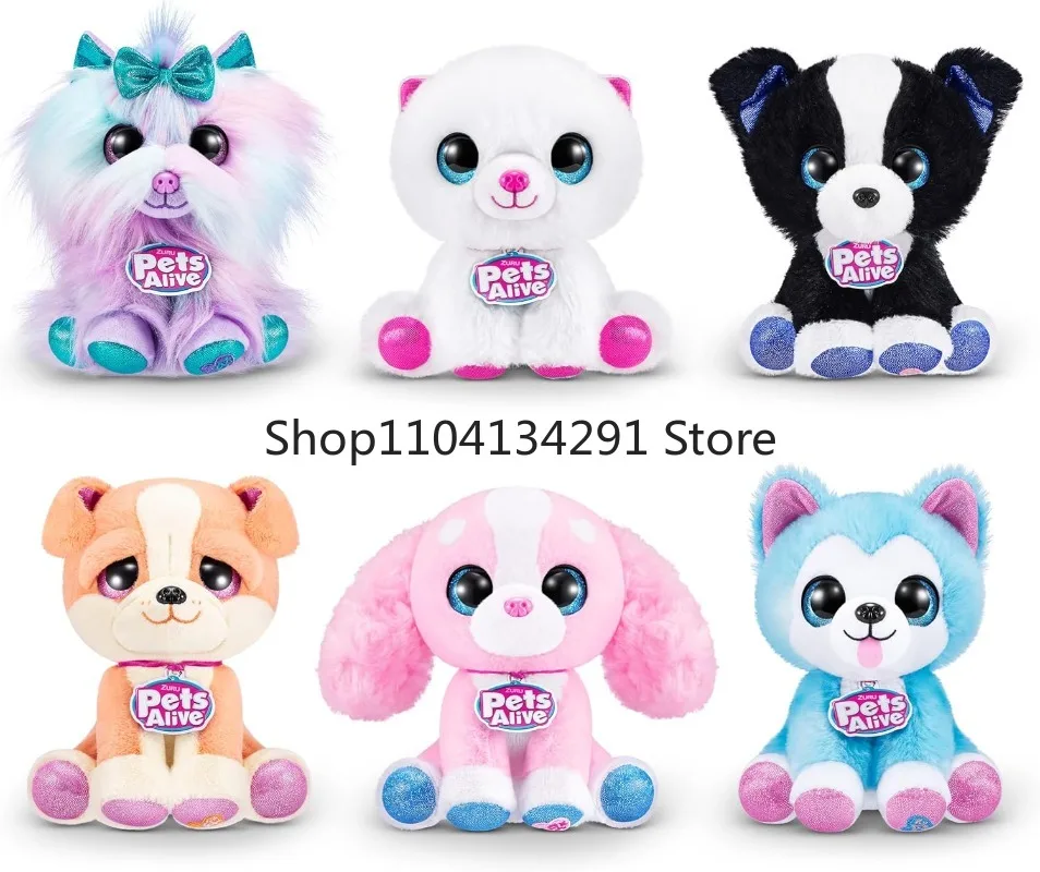Фото Новая кукла-сюрприз Pets Alive Pet Shop Surprise S3 Puppy Rescue Pomeranian ZURU Puppy Plush Electronic Speak and Repeat №5