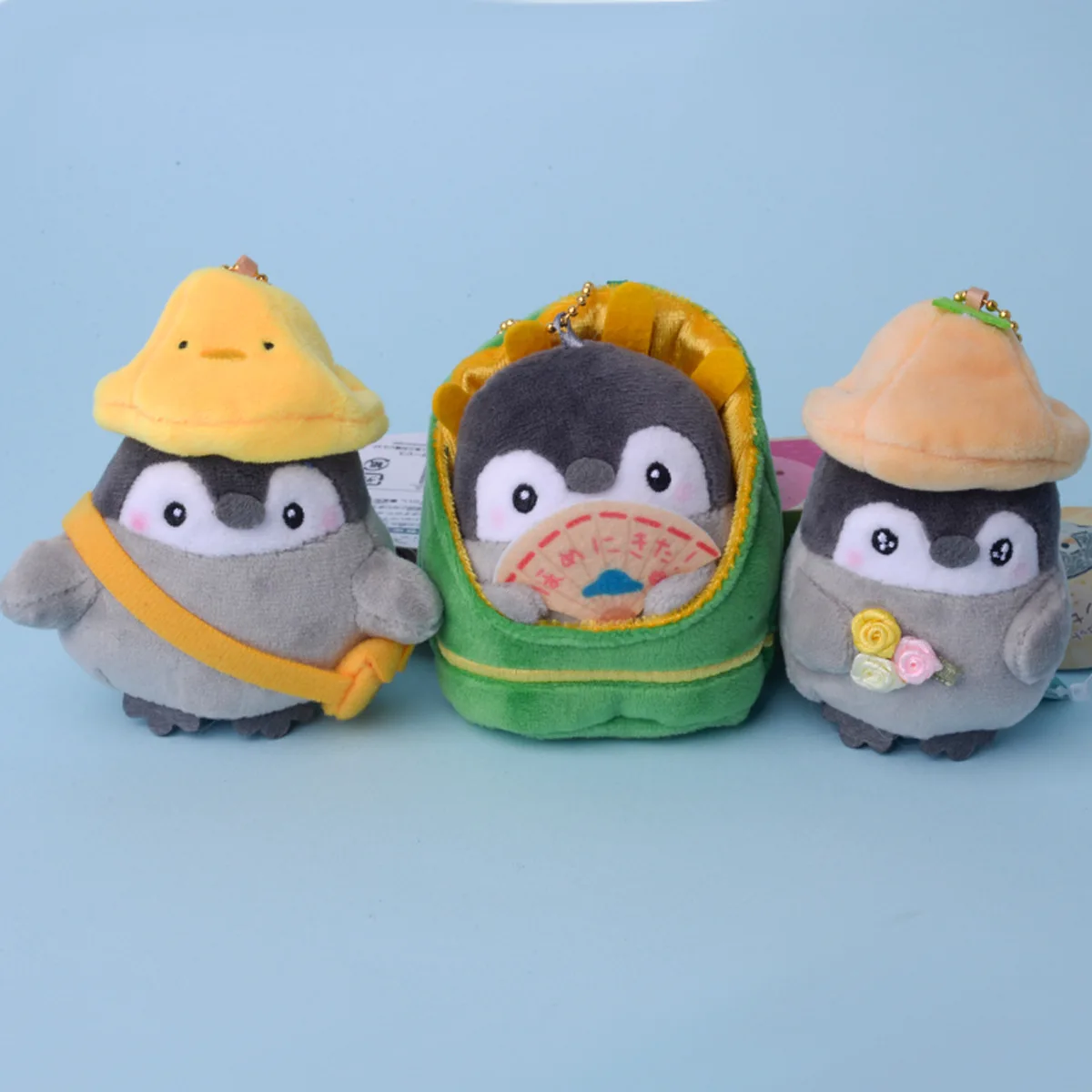 

Koupen Chan Penguin Plush Doll Kawaii Cartoon Anime Plush Toy Cute Spring Walk Series Animal Keychain Bag Pendant Gift for Girls