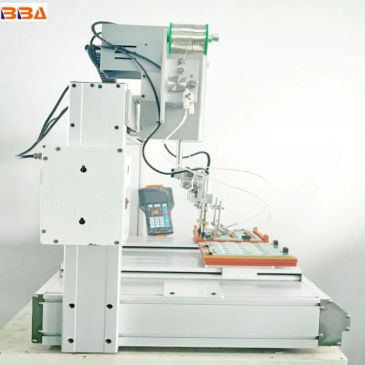 

Professional factory automatic soldering machine with electric soldering irons