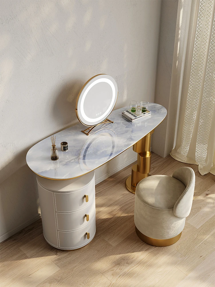 

Light extravagant rockboard dresser simple modern small household advanced probation table designer creative bedroom makeup tabl