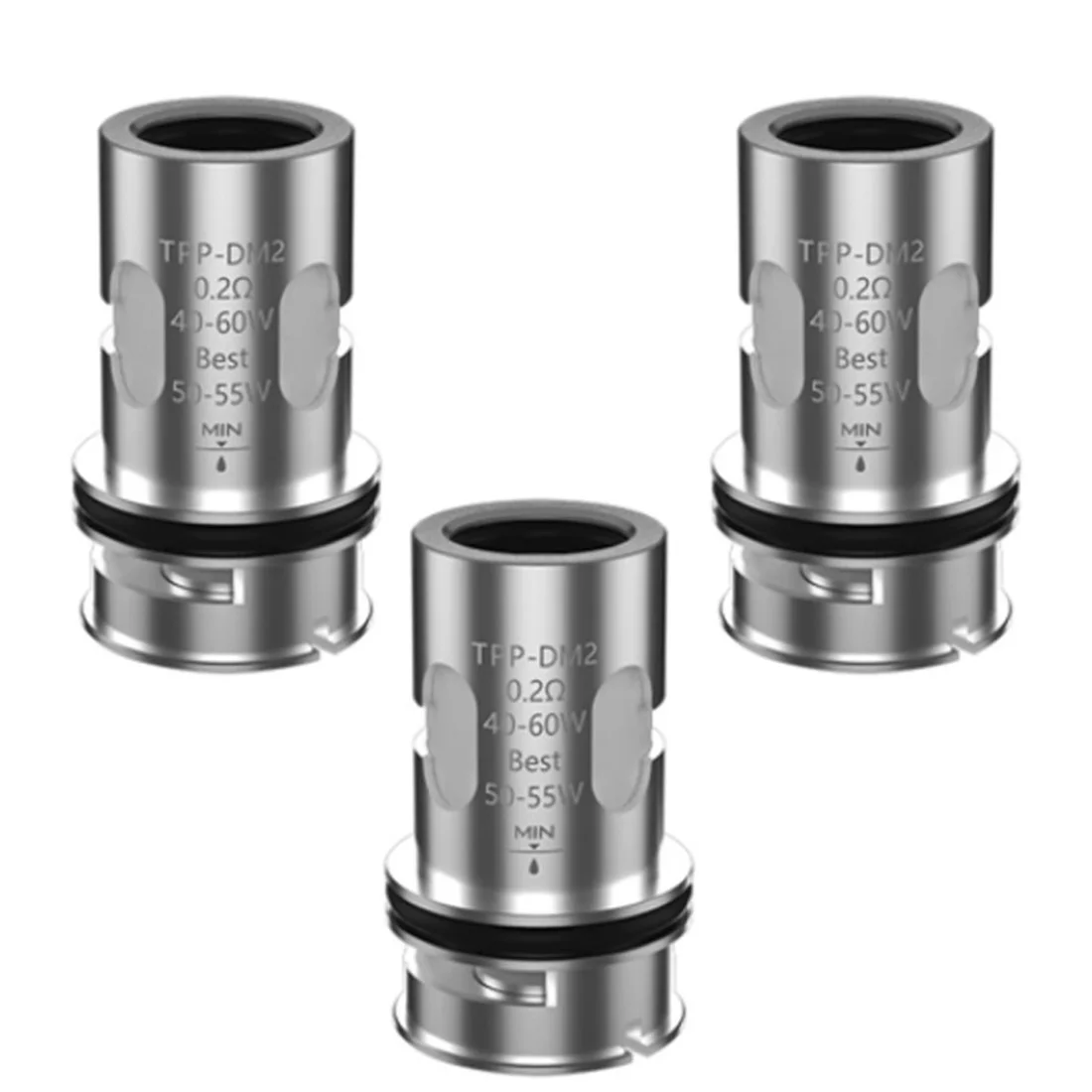 

3Pcs TPP DM2 Mesh Coils 0.2Ohm Resistance DL Coil 40-60W for Drag 3 Drag X Plus Drag X S Pro Pod Mod, TPP-DM2 0.2Ohm