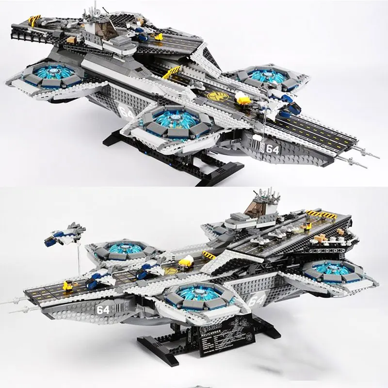 

Super Heroes Movie The SHIELD Helicarrier Model Building Blocks 2996PCS Brick Toys Kids Birthday Gift Set Compatible with 76042