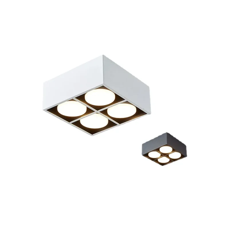 

Living Room Headless Lamp Lighting Square Box Lamp Bean Gall Lamp Led Grille Lamp Ceiling Spotlight Surface Mounted Downlight