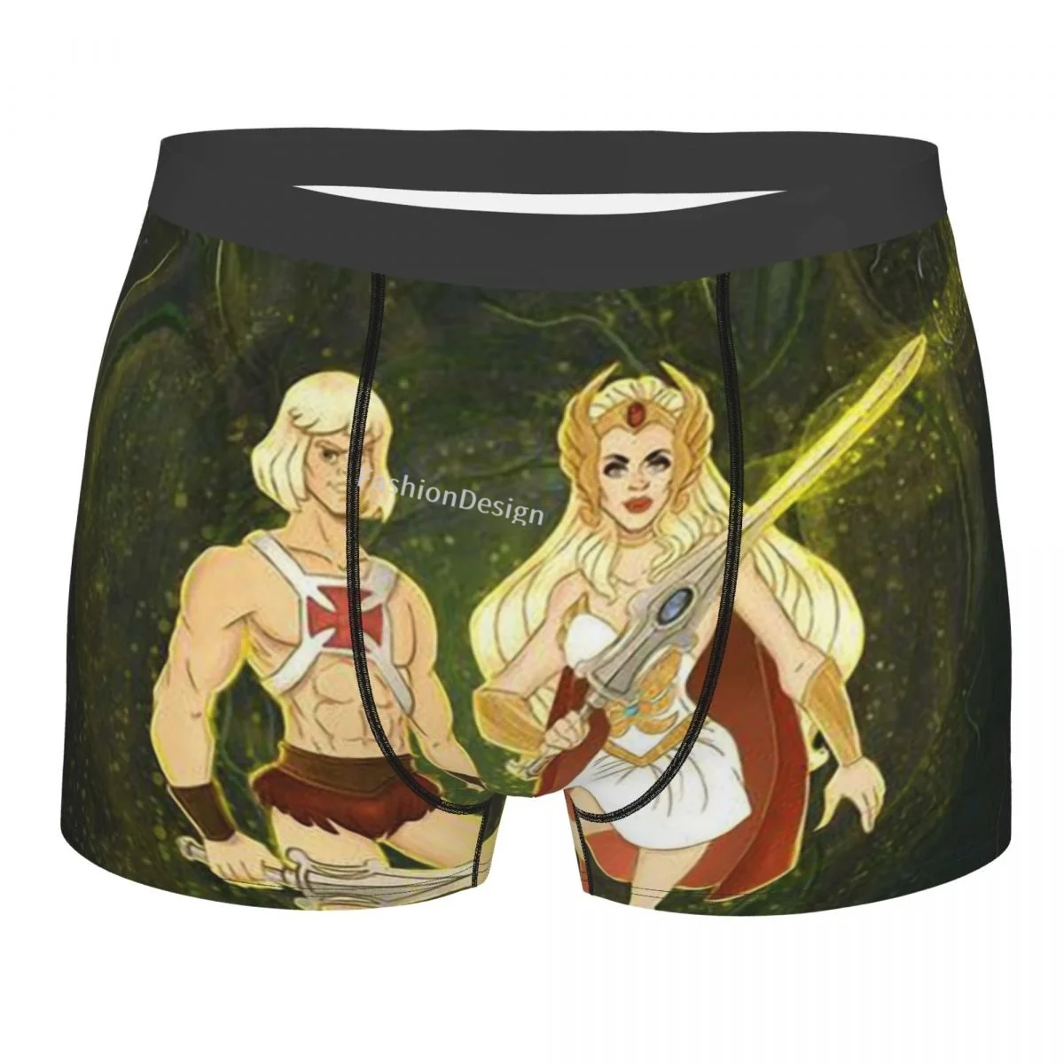 

Трусы-боксеры He-Man и the Masters of the Universe With Sister, дышащие трусы, мужское нижнее белье, вентилируемые шорты, трусы